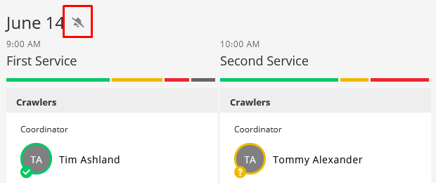 location for Schedule reminders