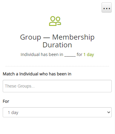 Group Membership Duration Trigger