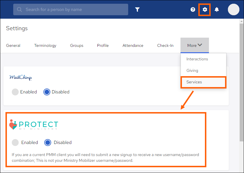 Ampify People Settings Services PMM.png