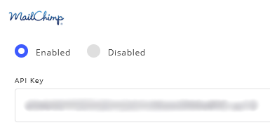 mailchimp api key