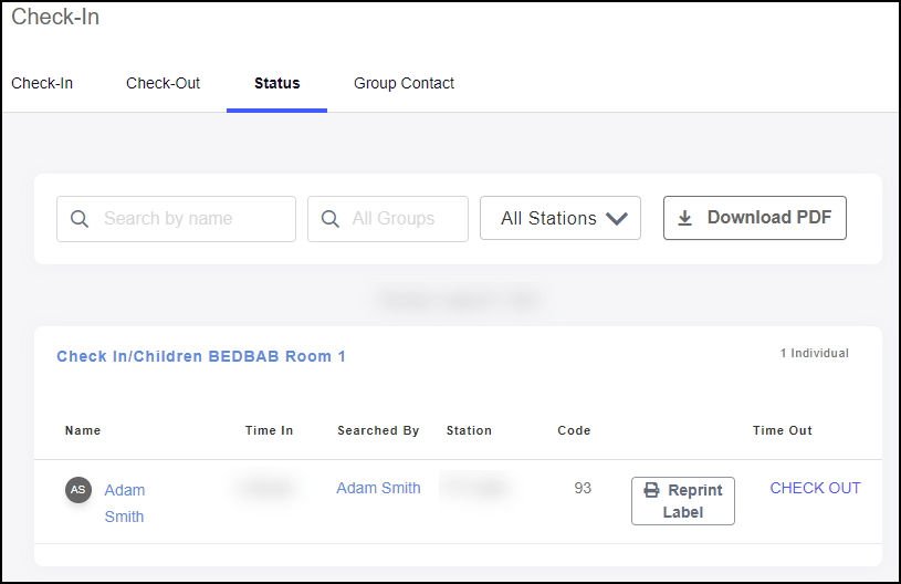 Reprint Check-In Labels from Status.png