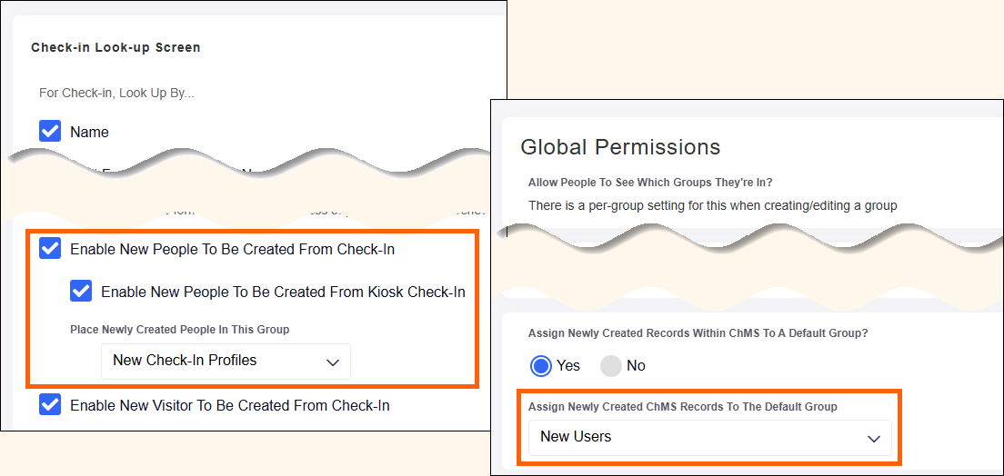 ChMS New User Default Group Placement via Check-In Station and Global Permissions.png