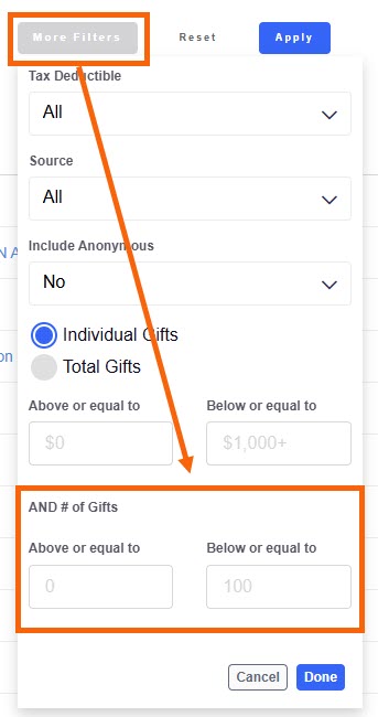 ChMS Giving Summary Report Number of Gifts Filter.jpg