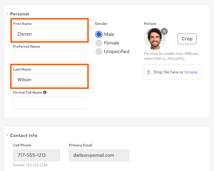 Amplify People Profile Screen First Last Name Fields Unlocked.png