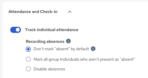 ChMS Track Individual Attendance Record Absences Options.png