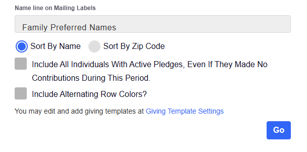Print Statements Sort, Include, and Display Options